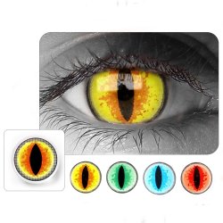⭐ Lentes de Contacto Blind Sauron Dragón FX - Bloquea Visión