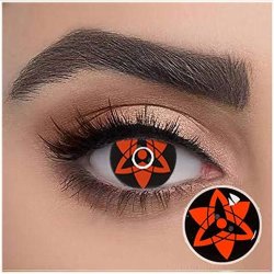 ⭐ Lentes de Contacto Blind Anime Sasuke Eternal Bloquea Visión