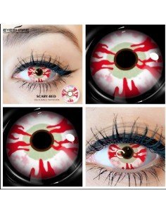 ⭐ Lentes Halloween Crazy Shit Ceberus Herida 2