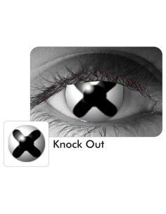 ⭐Lentes de Contacto Locos X Cross Crazy Halloween Botón Cruz