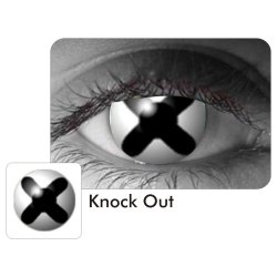 ⭐Lentes de Contacto Locos X Cross Crazy Halloween Botón Cruz