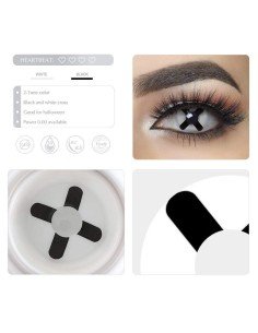 ⭐Lentes de Contacto Locos X Cross Crazy Halloween Botón Cruz 2