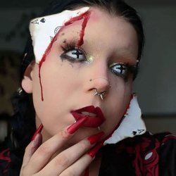 ⭐Lentes de Contacto Locos X Cross Crazy Halloween Botón Cruz