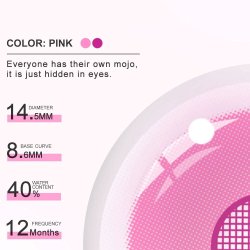 Lentes De Contacto Cosplay Rose Bloom Kawaii