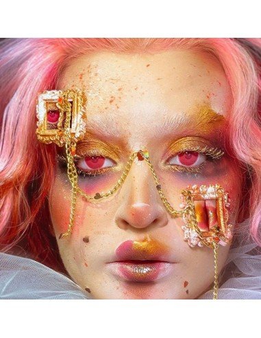 Lentes De Contacto Cosplay Rose Bloom Kawaii