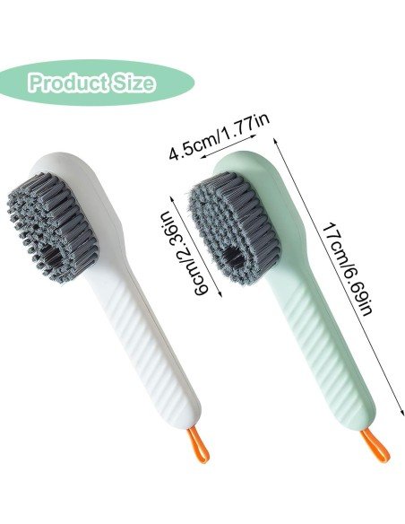 ⭐ Cepillo Dispensador Jabón Para Lavar Zapatos ⭐ Cepillo Dispensador Jabón Para Lavar Zapatos