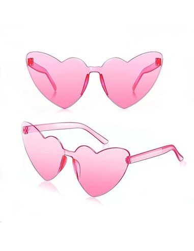 Gafas Fashion Party De Corazón Sol Rimless Moda Colores