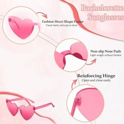 Gafas Fashion Party De Corazón Sol Rimless Moda Colores