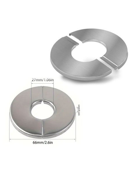 ⭐ Setx2 Bridas Autoadhesivas Tapa Escudo De Tubería Agua Gas