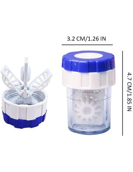 ⭐ Estuche portalentes con tapa de rosca. Para lentes Sclera Mini Sclera