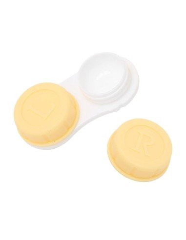 ⭐ Estuche portalentes con tapa de rosca Para lentes de contacto blandos