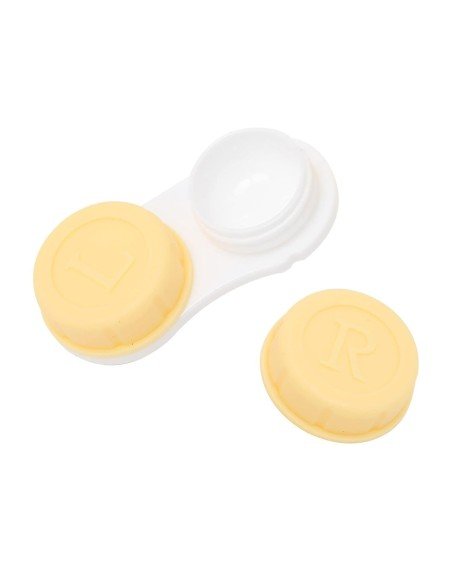 ⭐ Estuche portalentes con tapa de rosca Para lentes de contacto blandos