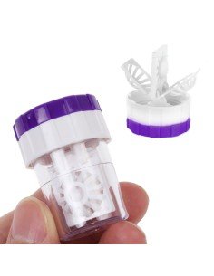 ⭐ Estuche portalentes con tapa de rosca. Para lentes Sclera Mini Sclera 2