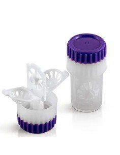 ⭐ Estuche portalentes con tapa de rosca. Para lentes Sclera Mini Sclera