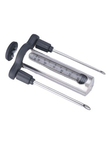 ⭐ Jeringa Inyector Sazonador De Carnes Agujas Adobar Pollo Pernil Pavo Relleno Cocina