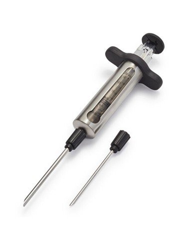 ⭐ Jeringa Inyector Sazonador De Carnes Agujas Adobar Pollo Pernil Pavo Relleno Cocina