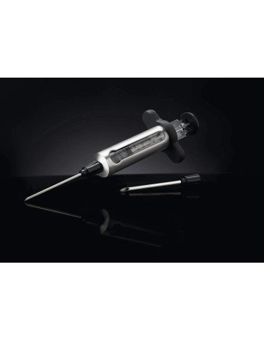 ⭐ Jeringa Inyector Sazonador De Carnes Agujas Adobar Pollo Pernil Pavo Relleno Cocina