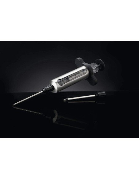 ⭐ Jeringa Inyector Sazonador De Carnes Agujas Adobar Pollo Pernil Pavo Relleno Cocina