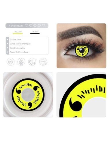 ⭐  Lentes de Contacto Anime Sharingan Red Crazy