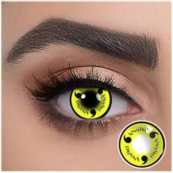⭐  Lentes de Contacto Anime Sharingan Red Crazy
