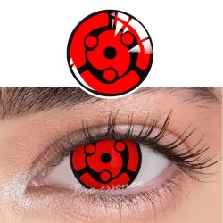 ⭐ Lentes de Contacto Anime Sasuke Eternal Blind