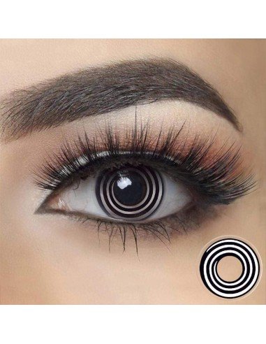 ⭐ Lentes de Contacto Locos  Espiral Crazy Halloween Disfraz