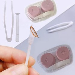 ⭐ Kit Chupa Para Extracción Lentes De Contacto + Pinza + Estuc