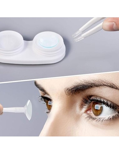 ⭐ Kit Chupa Para Extracción Lentes De Contacto + Pinza + Estuc