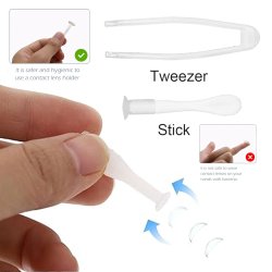 ⭐ Kit Chupa Para Extracción Lentes De Contacto + Pinza + Estuc