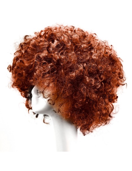 ⭐ Peluca Afro de Fantasía Café