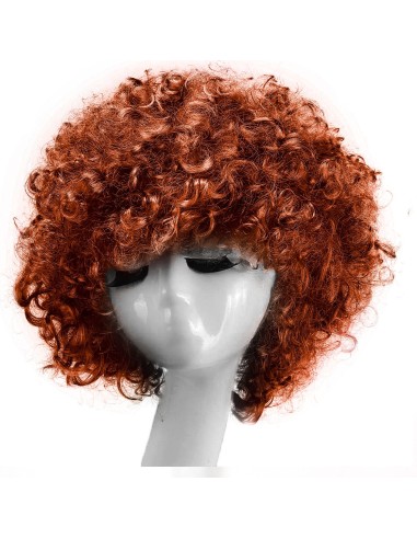⭐ Peluca Afro de Fantasía Café