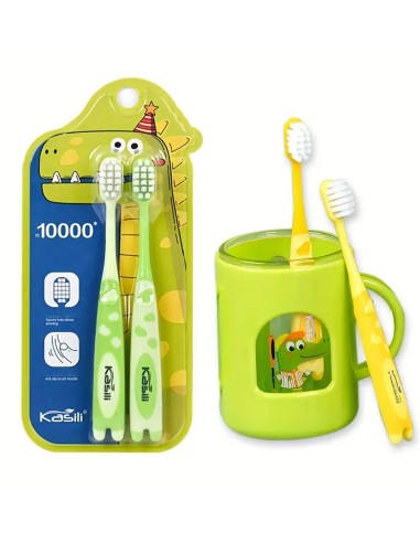 ✨ Cepillo de dientes 360 silicona para Bebé Teether Training Toothbrush