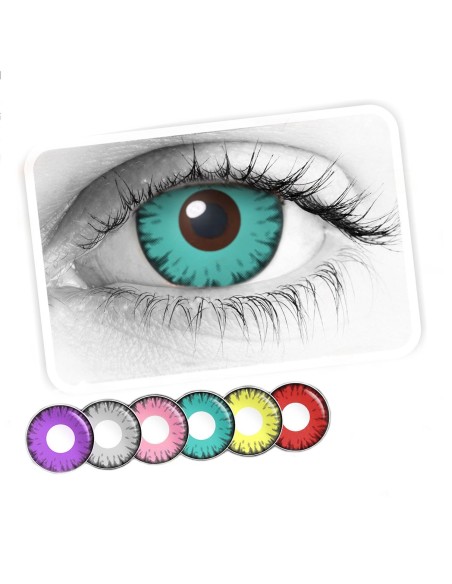 ⭐ Lentes de Contacto Crazy Wolf Lobo FX Halloween