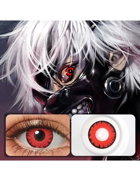 ⭐ Lentes de Contacto Crazy Wolf Lobo FX Halloween