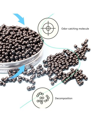 Perlas de Carbono Activado para desodorización Arena sanitaria para Gato