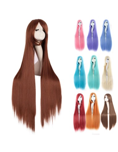 ⭐ Peluca de Kanekalon Lisa 100cm Cosplay 1mt  Larga