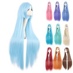 ⭐ Peluca de Kanekalon Lisa 100cm Cosplay 1mt  Larga