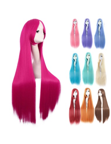 ⭐ Peluca de Kanekalon Lisa 100cm Cosplay 1mt  Larga