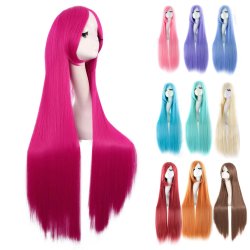 ⭐ Peluca de Kanekalon Lisa 100cm Cosplay 1mt  Larga