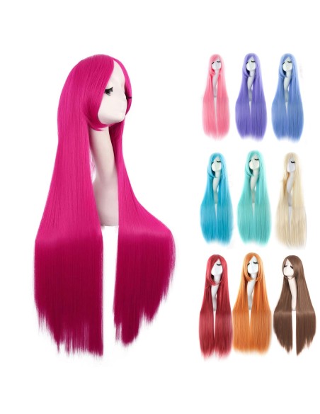 ⭐ Peluca de Kanekalon Lisa 100cm Cosplay 1mt  Larga ⭐ Peluca de Kanekalon Lisa 100cm Cosplay 1mt  Larga