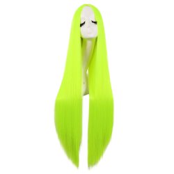 ⭐ Peluca de Kanekalon Lisa corte Recto 70 Cm Cosplay - Negro