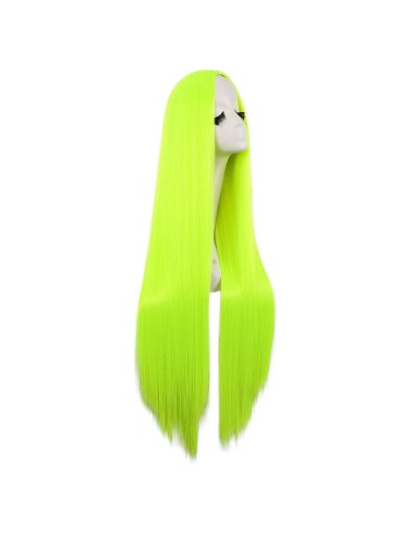 ⭐ Peluca de Kanekalon Lisa corte Recto 70 Cm Cosplay - Negro