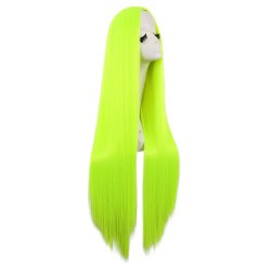 ⭐ Peluca de Kanekalon Lisa corte Recto 70 Cm Cosplay - Negro