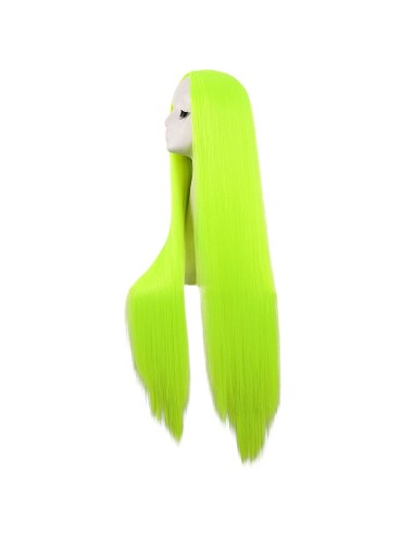 ⭐ Peluca de Kanekalon Lisa corte Recto 70 Cm Cosplay - Negro