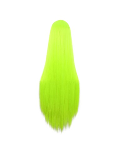 ⭐ Peluca de Kanekalon Lisa corte Recto 70 Cm Cosplay - Negro