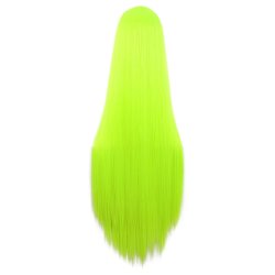 ⭐ Peluca de Kanekalon Lisa corte Recto 70 Cm Cosplay - Negro