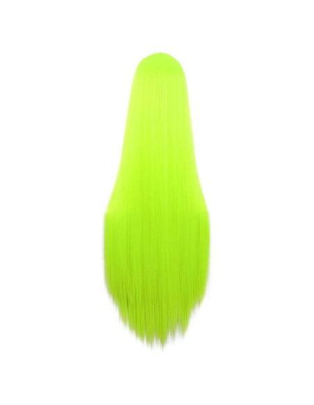 ⭐ Peluca de Kanekalon Lisa corte Recto 80 Cm Cosplay - Negro