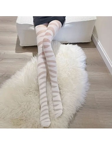 ✨ Panty medias veladas con vendas para Momia Zombie, brujas en halloween