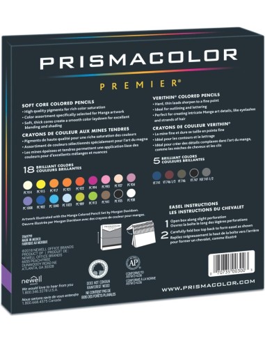 ⭐ Prismacolor Premier Manga por 23 Unidades Caja de Lápices de Colores
