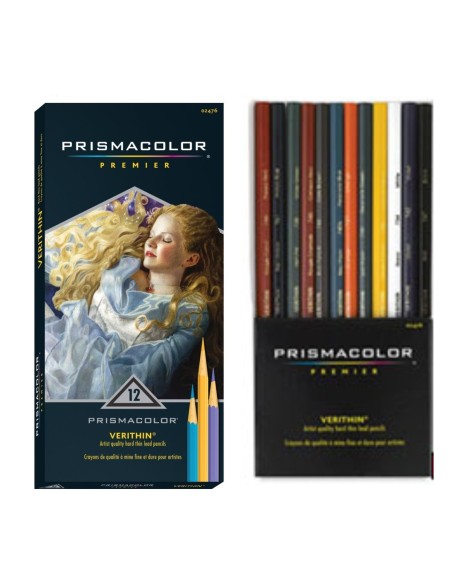 ⭐ Prismacolor Verithin Premier por 12 Unidades Caja de Lápices de Colores